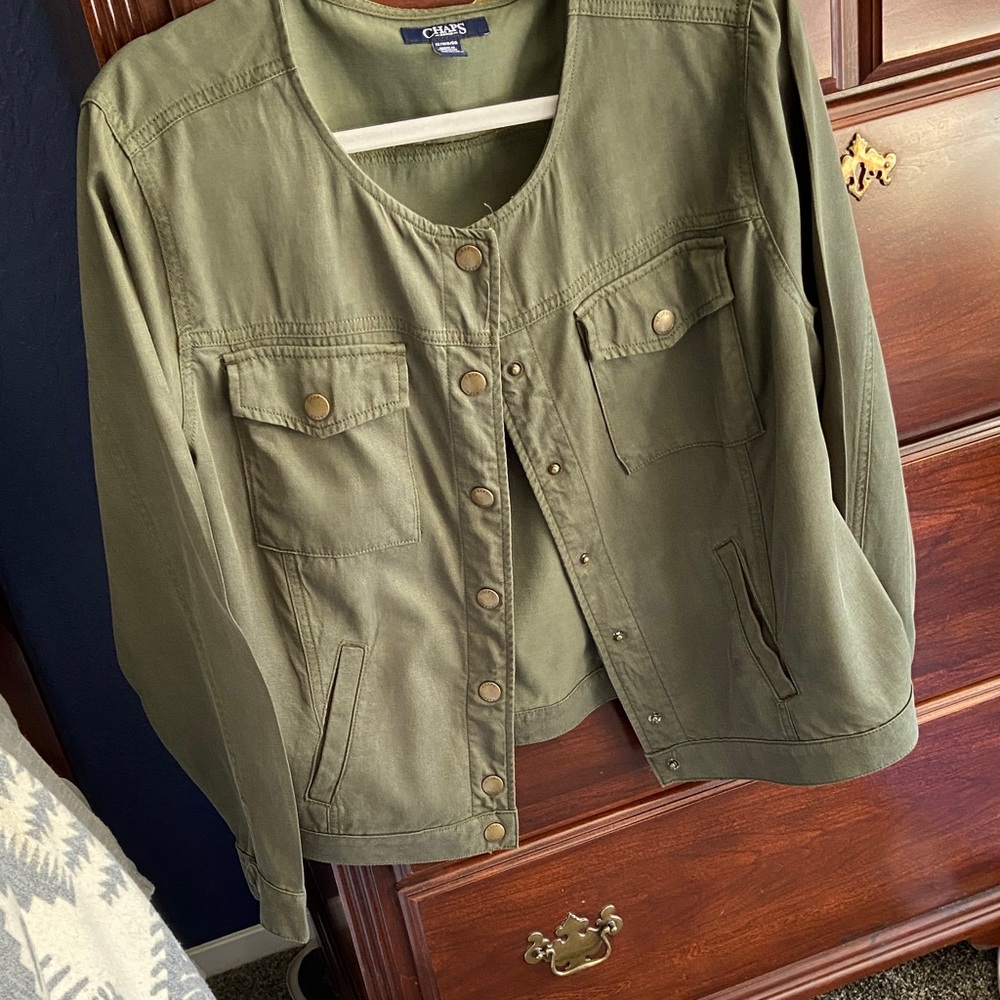 Chaps brand bomber jacket. Size 1X